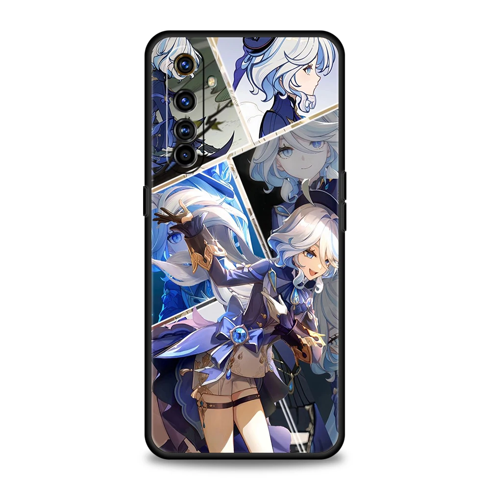 Genshin-funda de teléfono Furina de impacto para Realme 13 12 11 10 9 8 5G 7 C25 C35 GT5 GT3 GT2 Pro Plus para Realme GT Neo 2 3 3T 5 - imagen 2