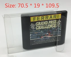 Protector de caja transparente para Sega MD/MASTER SYSTEM GENESIS/Game Card Collect Boxes, TEP Storage Game Shell Clear vitrina