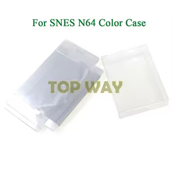 Caja PET transparente para cartuchos Game Boy Advance, SNES y N64