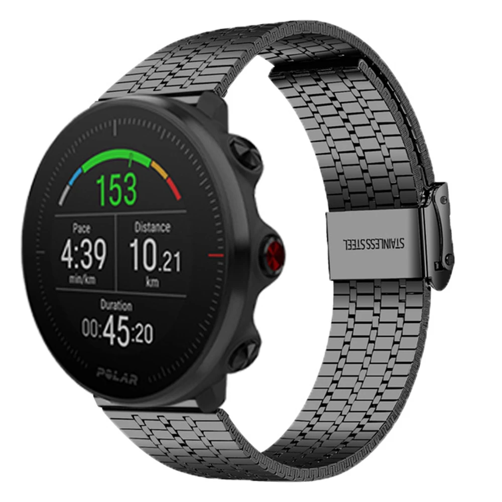 Correa de Metal para Polar Vantage V3 M2/M Grit X Pro Titan, pulsera para Polar Ignite 3 2 Unite Pacer, acero inoxidable, 20mm, 22mm - imagen 5