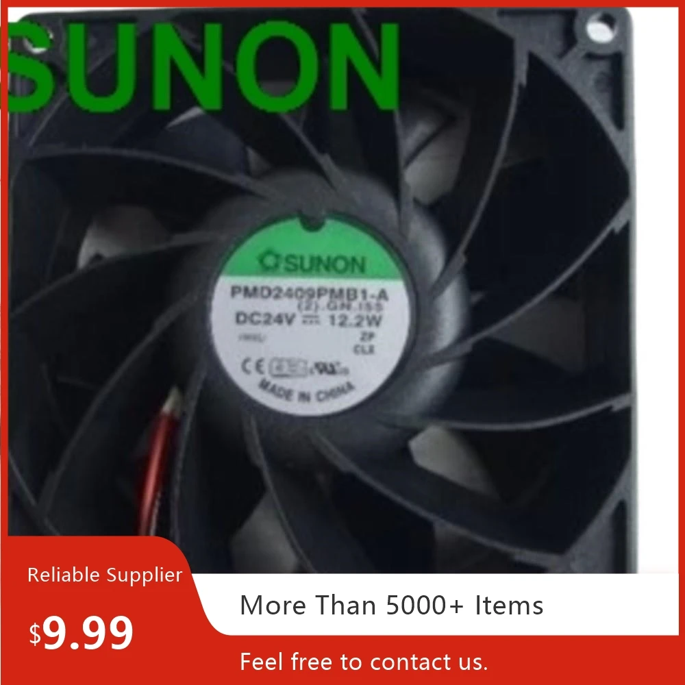 Ventilador de máquina de soldadura inversor de 92mm y 24V para Sunon PMD2409PMB1-A 92x92x38mm 24V CC 12,2 W ventilador de refrigeración inversor 120.2CFM