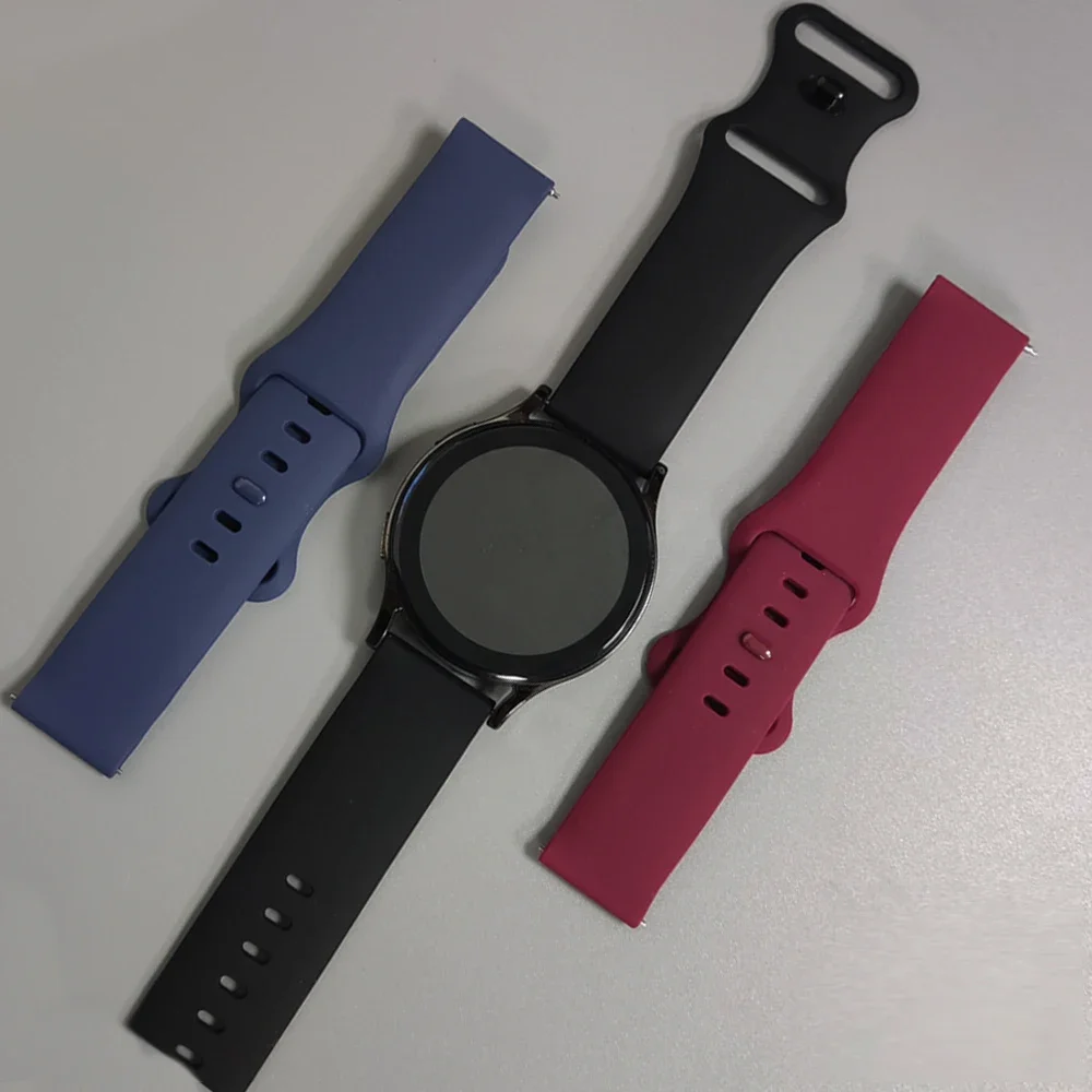 Pulsera de repuesto de silicona de 20/22mm para AMAZFIT BIP6 BIP 6 5 UNITY Stratos 3 Band Active 2 GTR 4/3/2/2E GTS 4 mini 3 correa de equilibrio - imagen 5