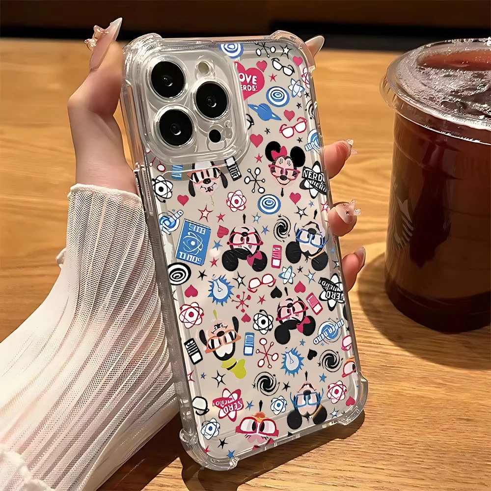 Graffiti Mickey Mickey funda de teléfono para Samsung A12 A14 A15 A22 A23 A24 A25 A32 A34 A35 A52 A53 A54 A55 A73 5G cubierta transparente - imagen 5