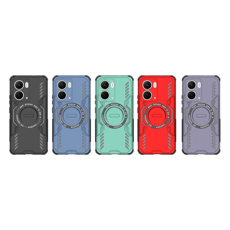Para Realme P3 5G funda OPPO Realme P3 5G Capas a prueba de golpes adsorción magnética anular carga inalámbrica Fundas traseras Realme P3