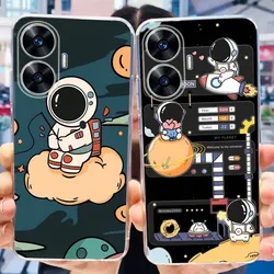 Funda Silicona Realme C55 / C53 Astronauta Antigolpes