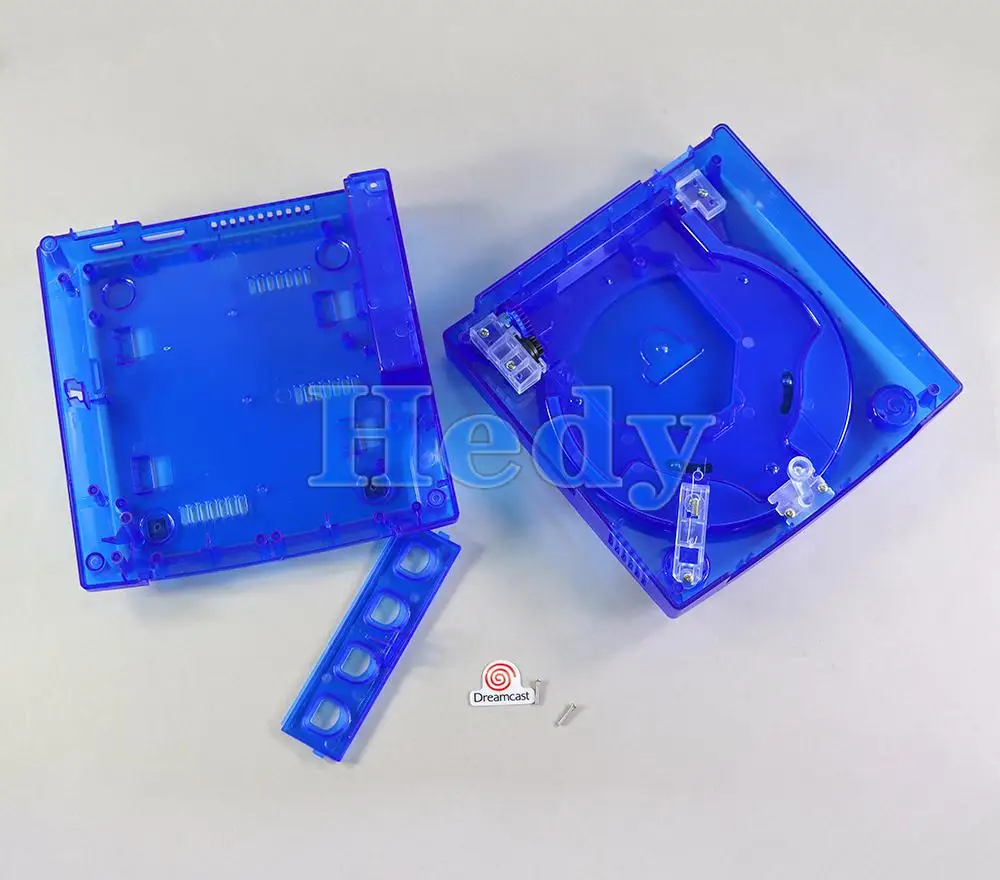 Carcasa protectora de repuesto para consola de juegos SEGA Dreamcast DC, accesorios para juegos, funda translúcida, 4 Uds. - imagen 5