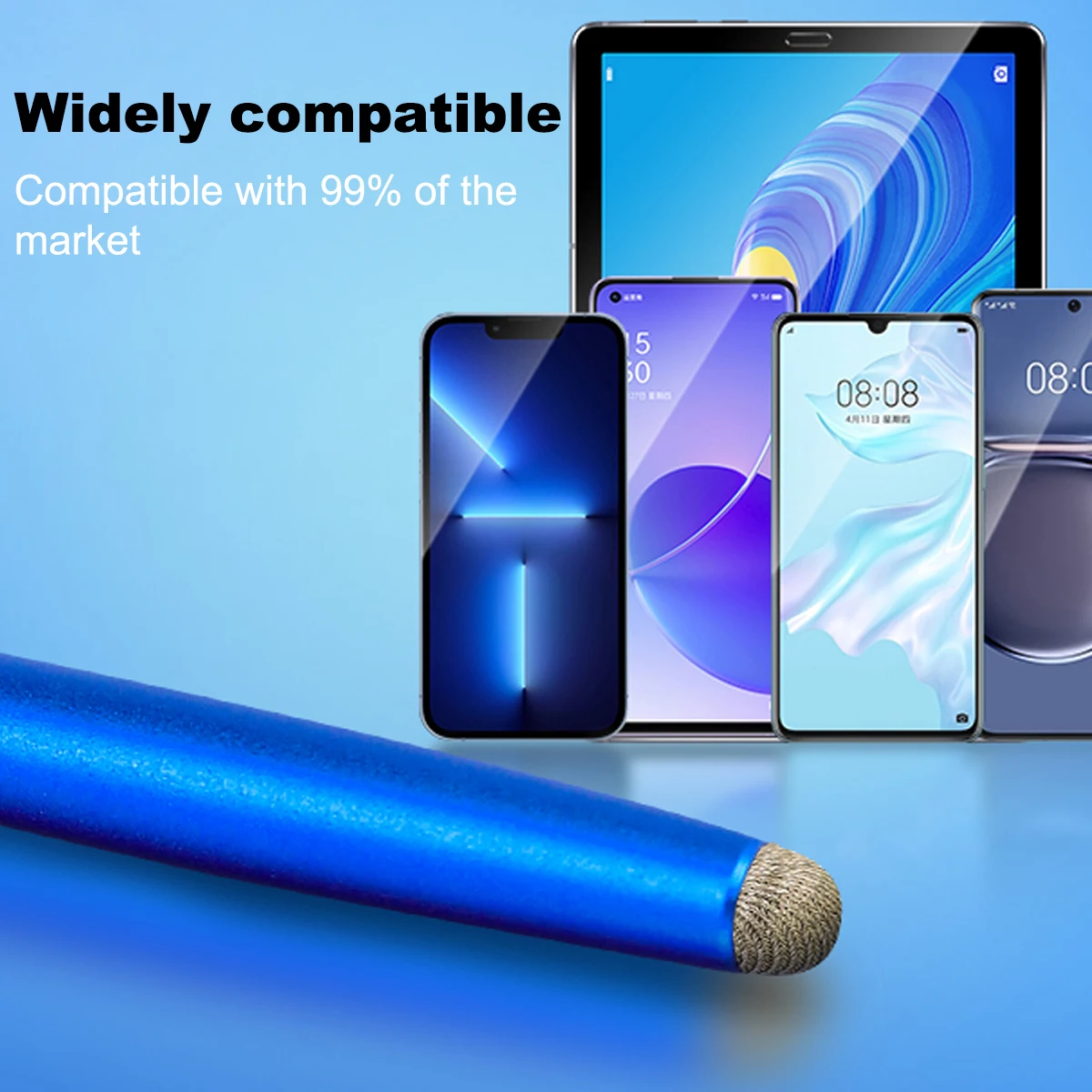 Lápiz óptico de dibujo, pantalla táctil capacitiva Universal, bolígrafo de puntas finas de fibra para tableta, iPhone, iPad, Samsung, Huawei - imagen 3