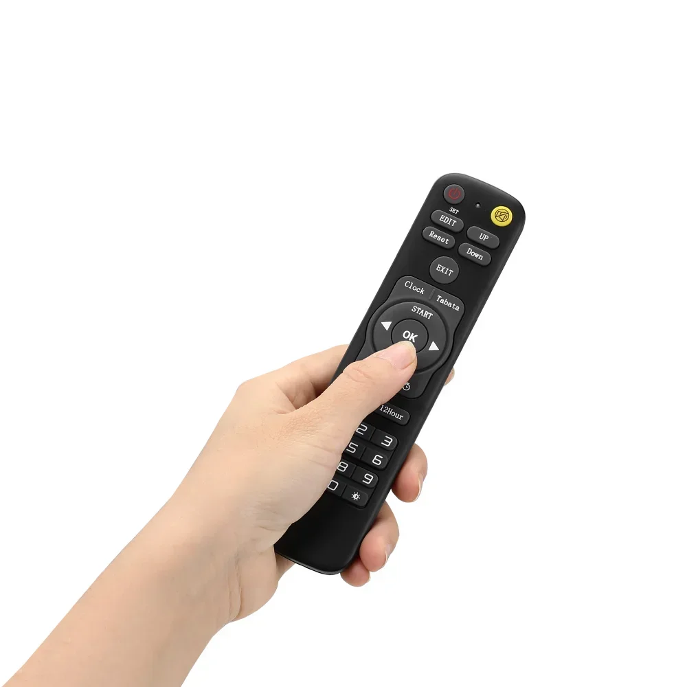 Reloj de cuenta regresiva Digital, cronómetro con temporizador de intervalo LED remoto para gimnasio en casa, cronómetro Crossfit, equipo de Fitness - imagen 4