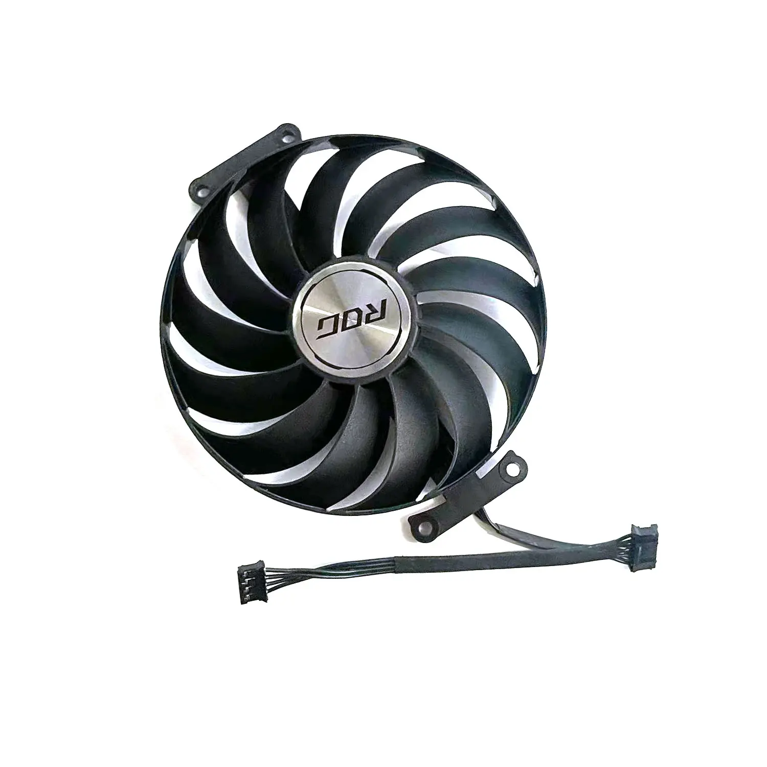 Ventilador de tarjeta gráfica CF1010U12S de 95mm, repuesto ASUS Rog Strix RTX 3060 3070 3080 Ti 3090, Enfriador de GPU para juegos, tarjeta gráfica RX 6700 - imagen 5