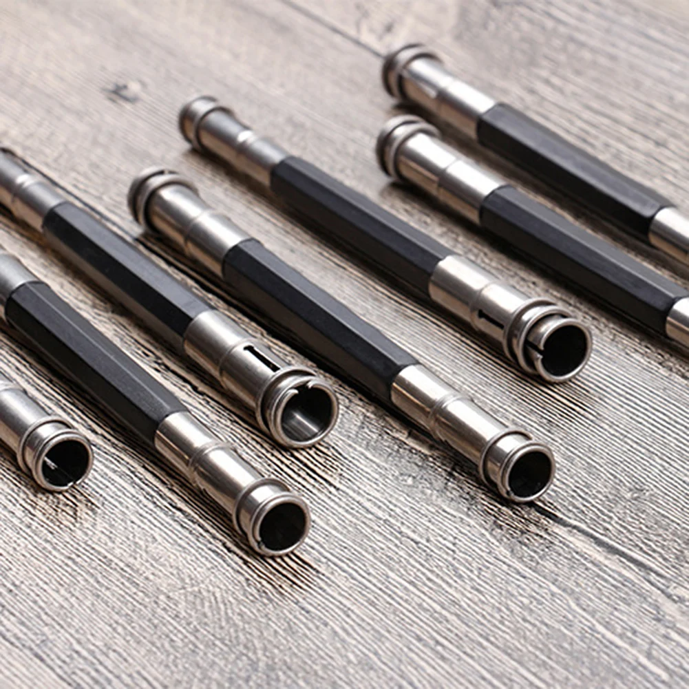 Herramienta de escritura de lápiz de doble cabeza, extensor de lápiz ajustable, soporte para bocetos, pintura, herramientas de escritura de arte, suministros escolares y de oficina, 10 piezas - imagen 4