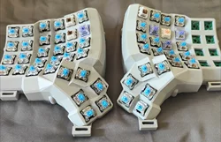 Kit Teclado Mecánico Dividido Dactyl Manuform 2,4 GHz Inalámbrico