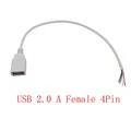 USB Female 4Pin WH
