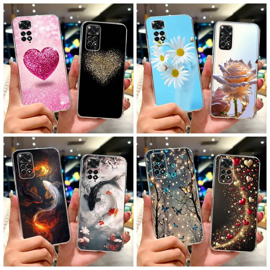 Para Xiaomi Redmi Note 11 4G funda Note 11S Cool Fashion funda pintada funda de silicona suave para Xiaomi Redmi Note 11 Pro Plus Fundas