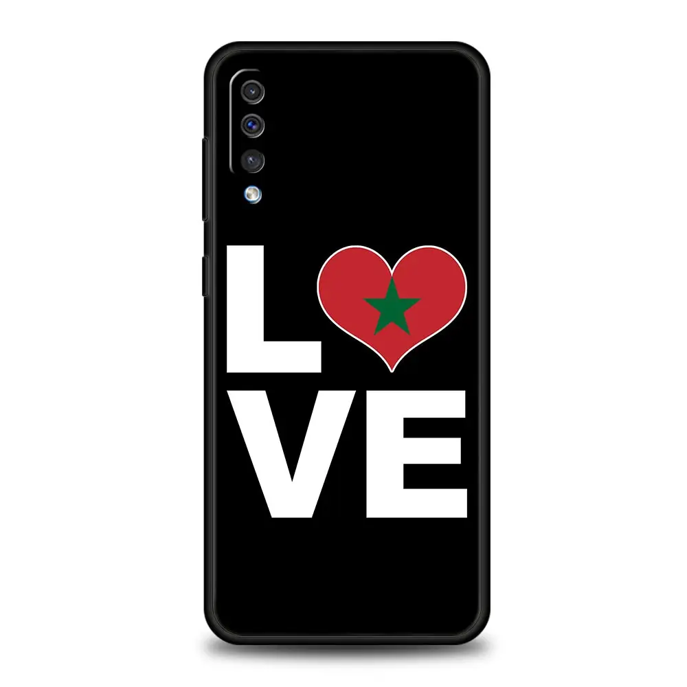 Funda de teléfono de fútbol con bandera de Marruecos para Samsung Galaxy, funda de silicona para Samsung Galaxy A52, A50, A70, A10, A30, A40, A20S, A20E, A02S, A12, A22, A72, A32, 5G, A04s - imagen 4
