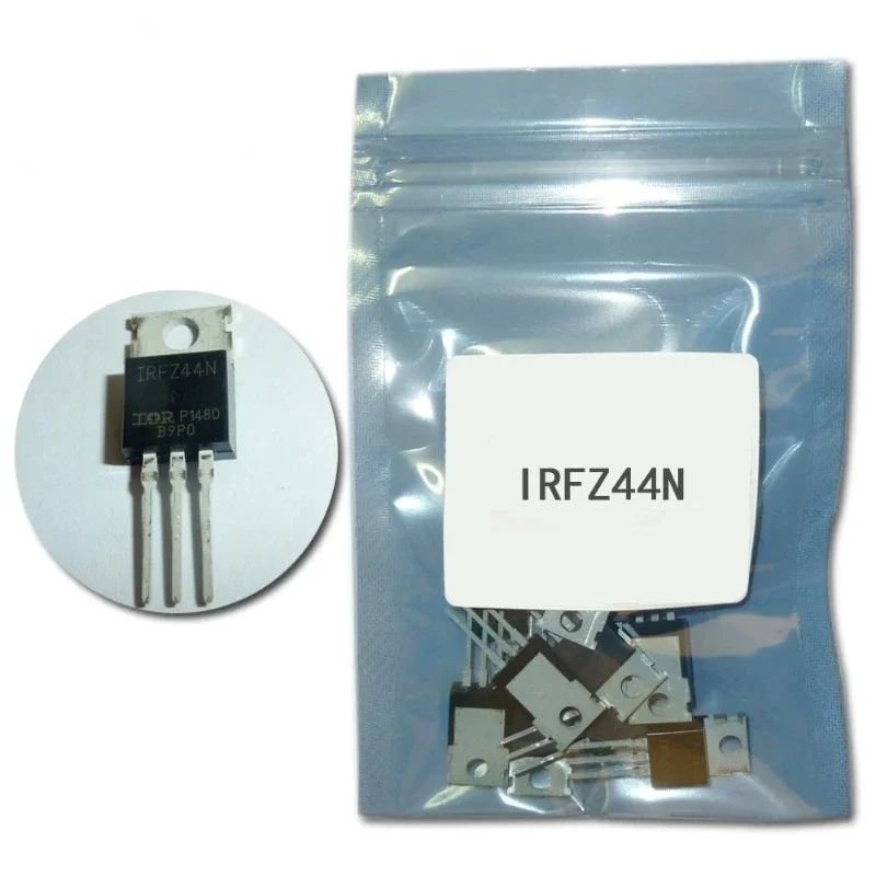 10/25 Uds IRFZ44N Mosfet Original TO-220 TO220 IRFZ44NPBF irfz44n Kit de transistores mosfet - imagen 4
