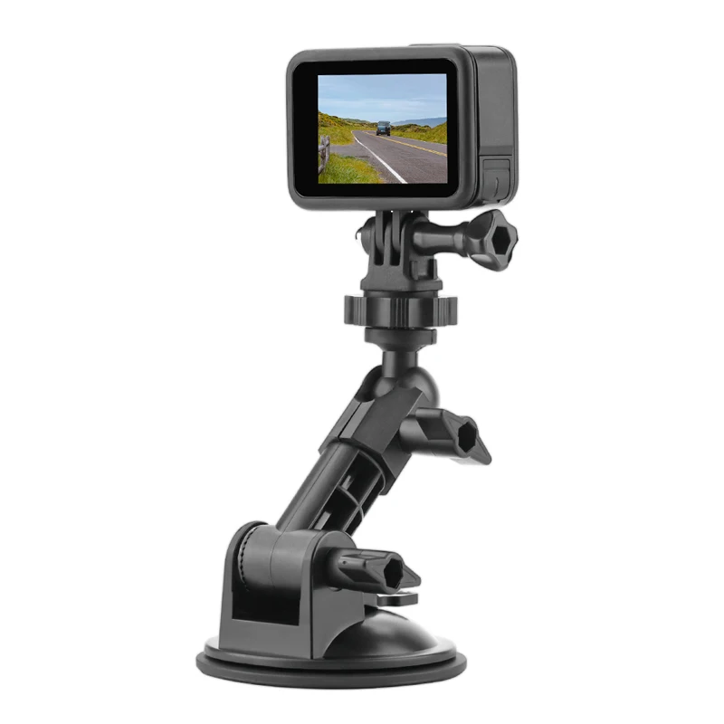 Soporte Universal para teléfono con ventosa para coche, adaptador 1/4 para Go Pro Hero 13, 12, 11, 10, 9, 8, 7, 6, DJI Osmo Action 5 Pro, cámara para teléfono inteligente