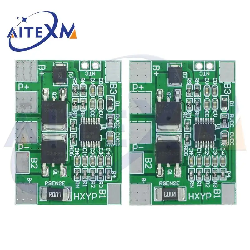 BMS 4S 3,2 V/3,7 V 8A LiFePO4/placa de protección de carga de batería de iones de litio 12,8 V 14,4 V 18650 32650 paquetes de baterías PCB 20A límite de corriente - imagen 4