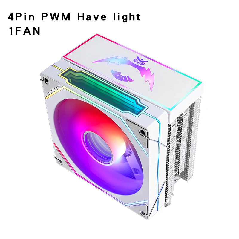 White 120mm Fan 4Pin