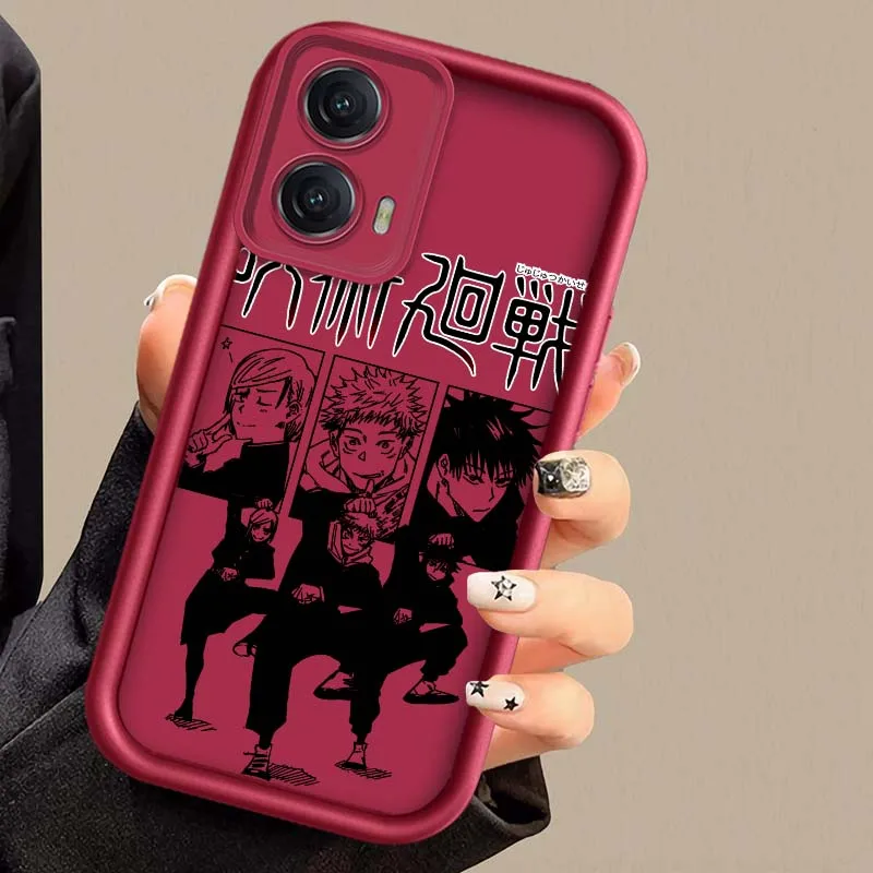 Yuji Nobara Megumi para Motorola G Stylus Pure G55 G54 G75 G85 G84 G32 G24 G23 G13 G04 5G 2025 cubierta de la caja del teléfono de la escalera del ojo - imagen 3