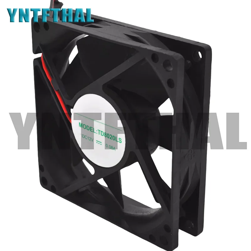 Para TD8020LS 12V 0.08A nuevo ventilador de refrigeración 80*80*25MM 8020 de 2 pines - imagen 2