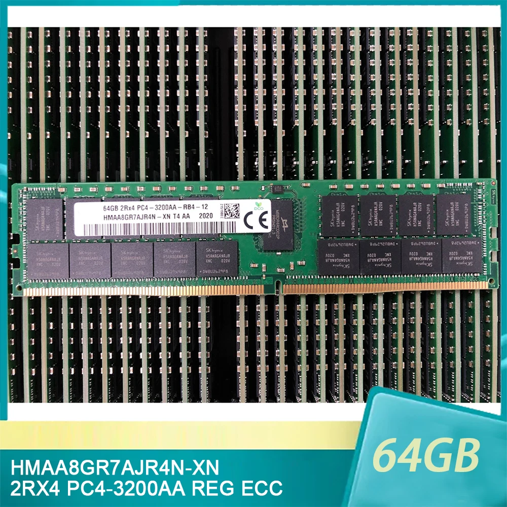 1 Uds RAM HMAA8GR7AJR4N-XN HMAA8GR7AJR4N 64G 64GB 2RX4 PC4-3200AA REG ECC memoria de servidor - imagen 4