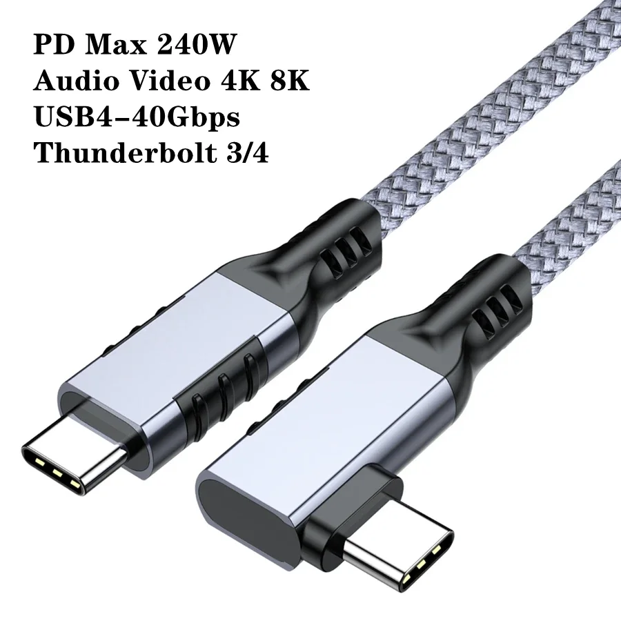 Cable USB4 Thunderbolt 4 – PD240W 40Gbps para SSD y iPad - imagen 3