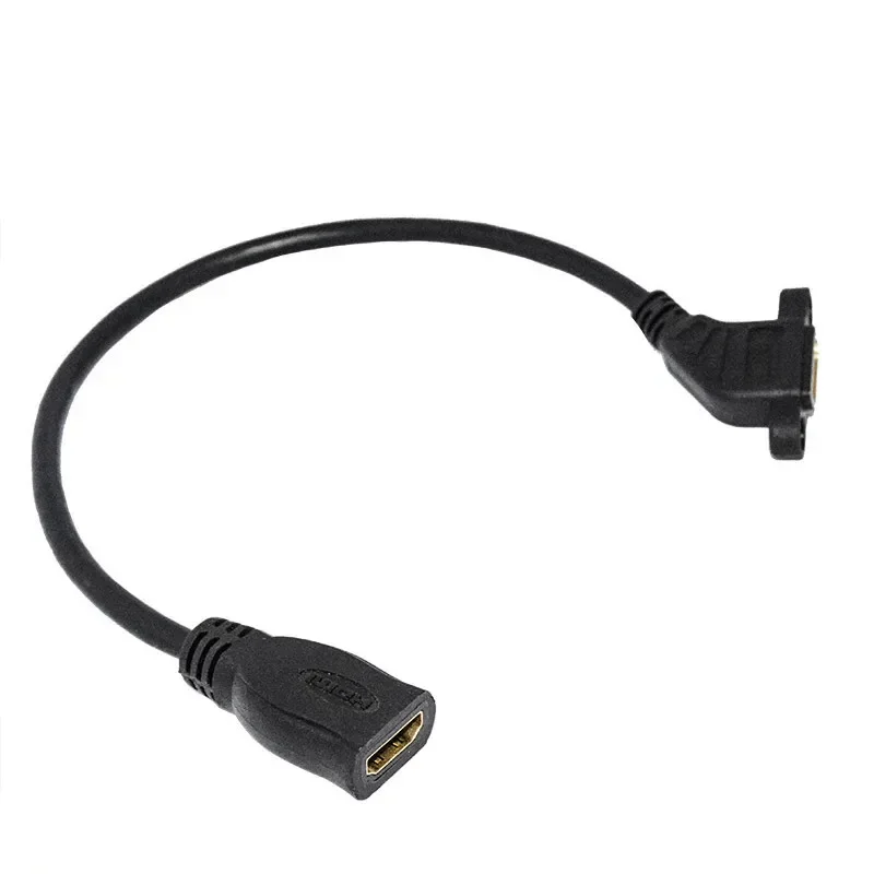 Cable chapado en oro de extensión de montaje en Panel hembra a hembra compatible con HDMI 1,4 V/1080P - imagen 3