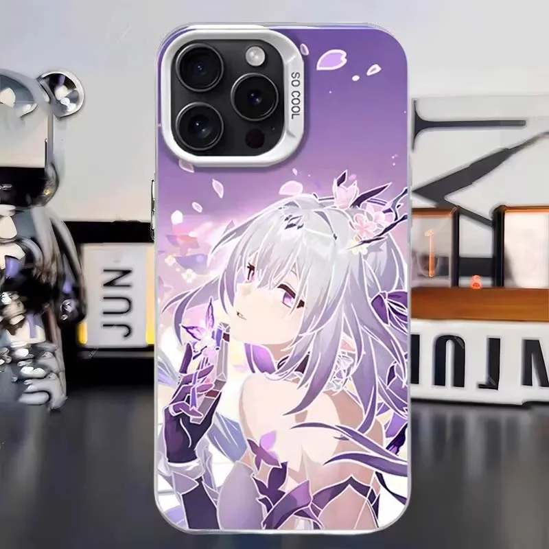 Honkai Star Rail Castorice mariposa funda para Xiaomi Poco X7 PRO 5G X6 X5 M6 F6 F5 F3GT X3 14T PRO 14T 13T cubierta mate IMD Shoc - imagen 3