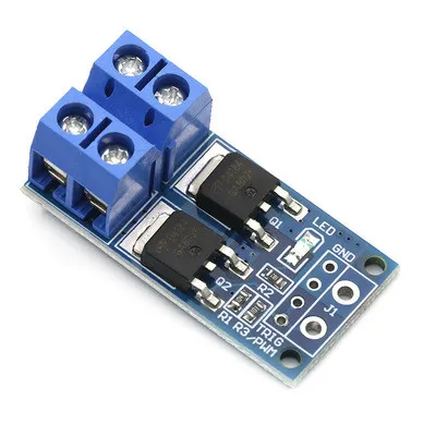 AITEXM 15A 400W MOS FET Módulo de accionamiento del interruptor de disparo DC 5V-36V PWM Panel de Control del regulador Placa de Control del Motor para Arduino - imagen 5