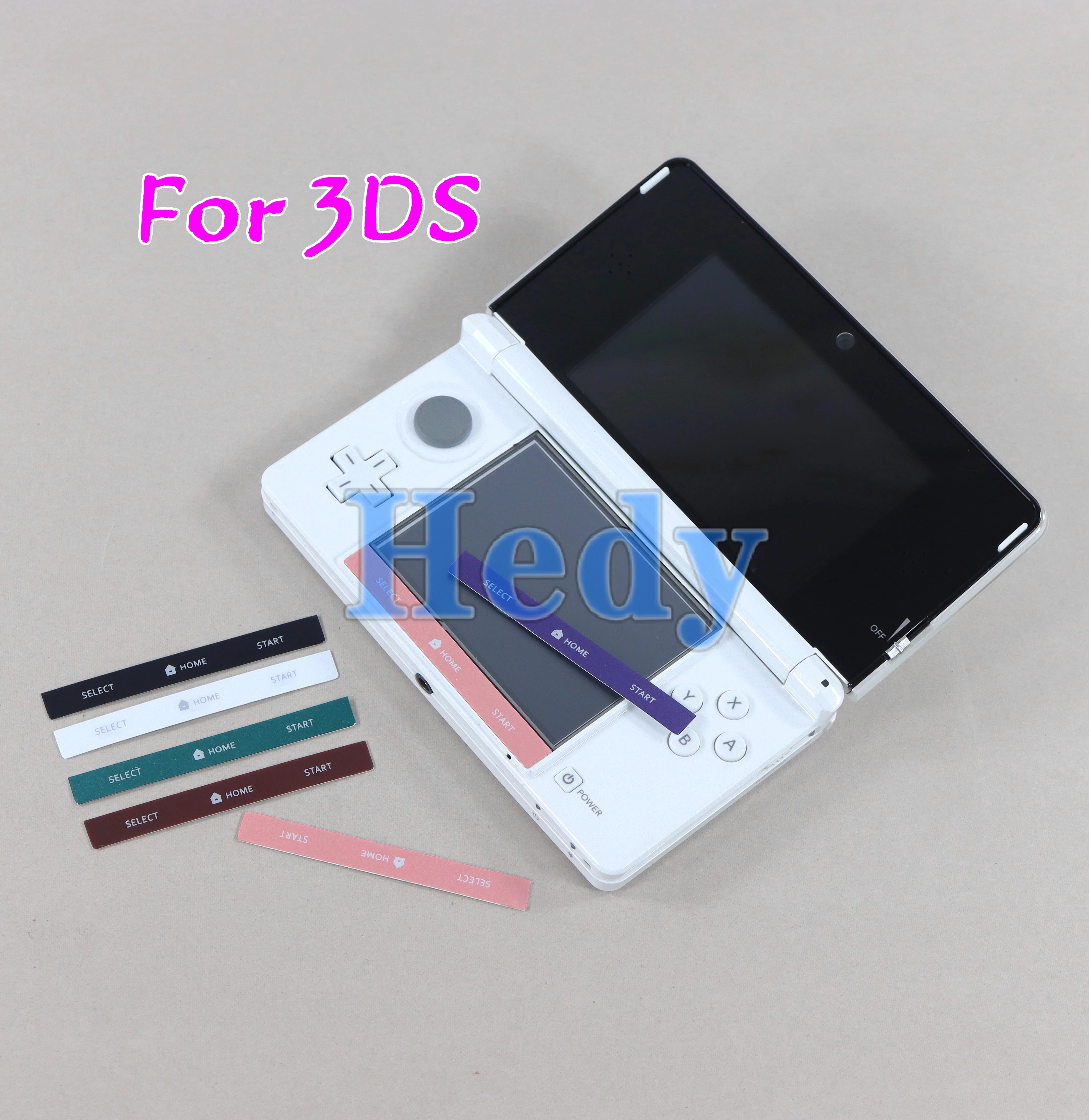 Pegatina para Botón de consola de juegos 3DS, botón de inicio de Nintendo 3DS, menú, tecla de espacio trasero, película adhesiva de inicio selecta, 1 unidad