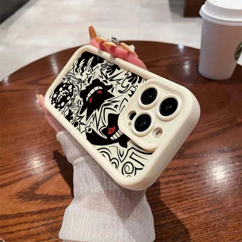 Bonita funda de teléfono Gengar Poket Monster para Motorola Moto Edge 60 50 Fusion 40 NEO E14 G85 G24 G34 G54 G84 G14 G53 G75 TPU - imagen 5