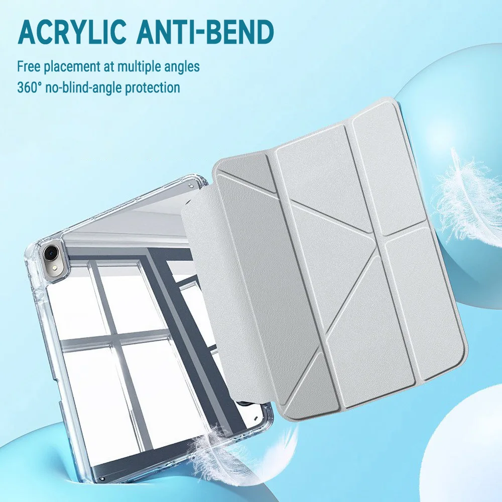 Para Samsung Tab S7 S8 S9 Plus S10 FE 11 10,9 12,4 pulgadas Funda inteligente magnética para Tab A9 8,7 "Plus 11" A8 portalápices Funda - imagen 3