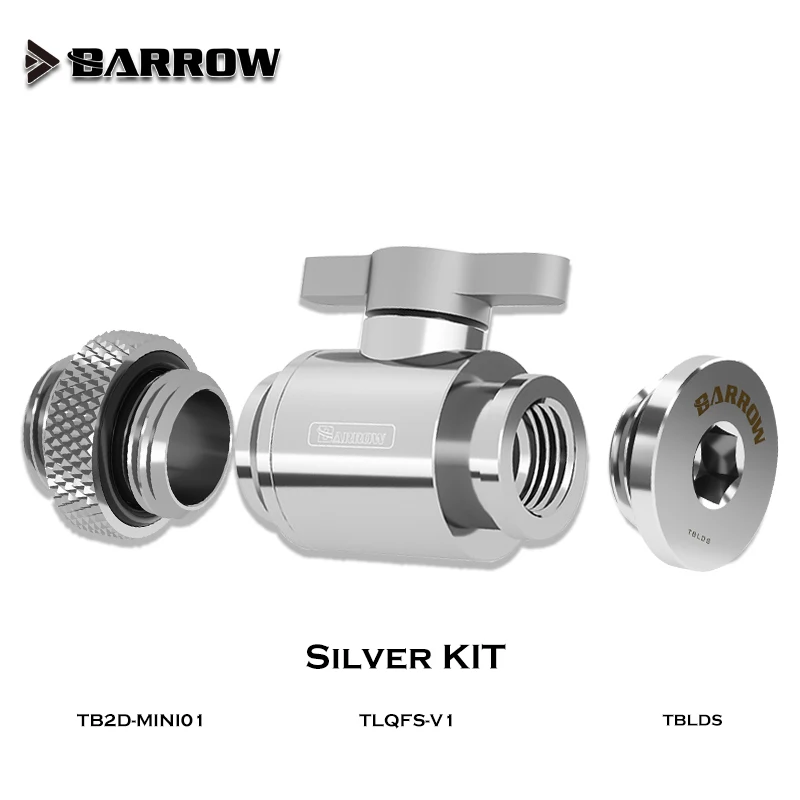 Kit de interruptor de válvula de agua Barrow, interruptor + enchufe + conector M-M 3 en 1 para sistema de enfriador de agua de encendido/apagado de Control - imagen 4