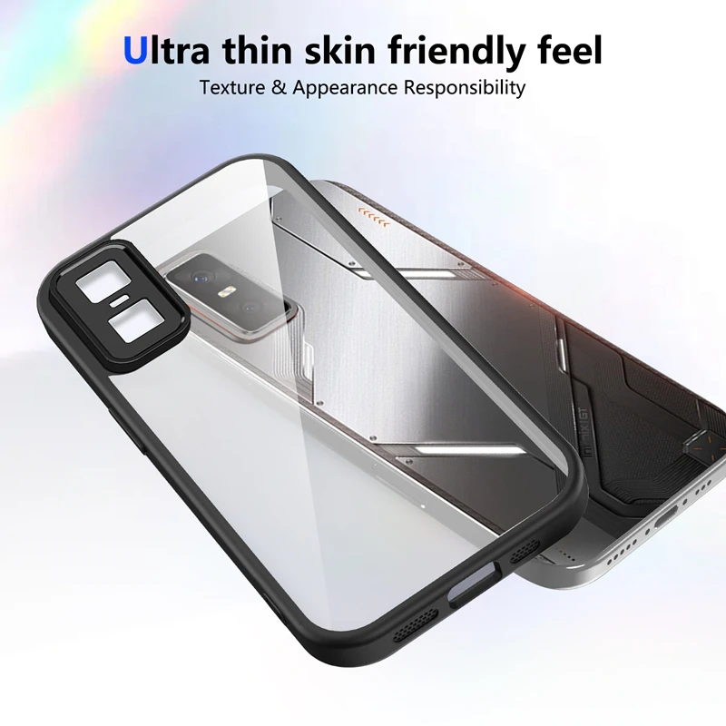 Funda de silicona transparente para Infinix GT 30 20 Pro GT30 GT20 Pro PC trasera TPU parachoques a prueba de golpes fundas de teléfono transparentes - imagen 5