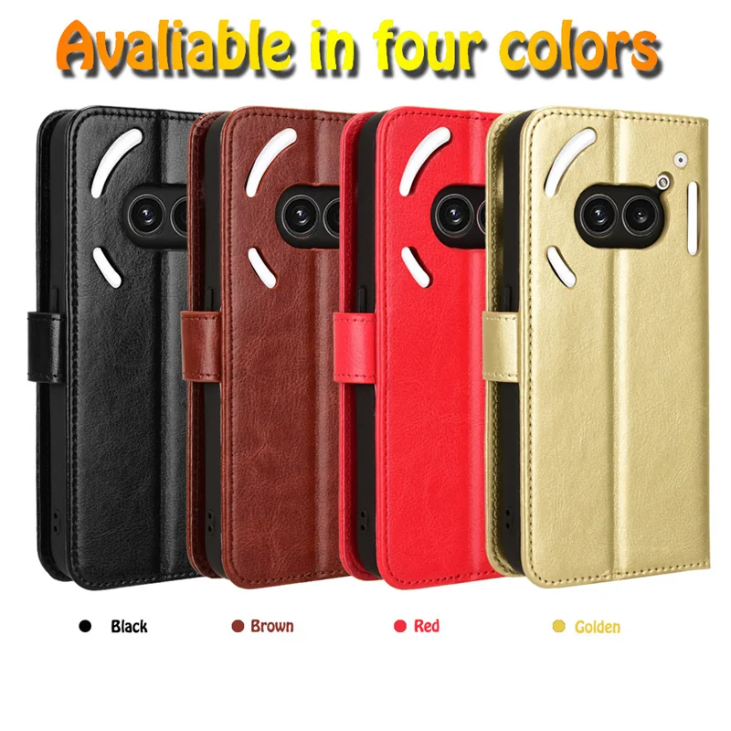 Funda de cuero con tapa para nada teléfono 2a (2A) 2 CMF teléfono 1 funda protectora cartera ranura para tarjeta Kickstand Coque Fundas - imagen 2