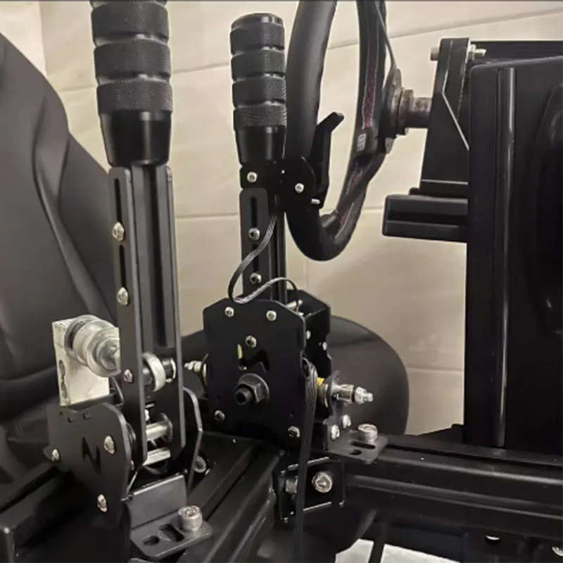 Sim Racing Games PC USB secuencial Shifter freno de mano para Logitech G29/G27/G25 Thrustmaster T300RS/GT Base de volante - imagen 3