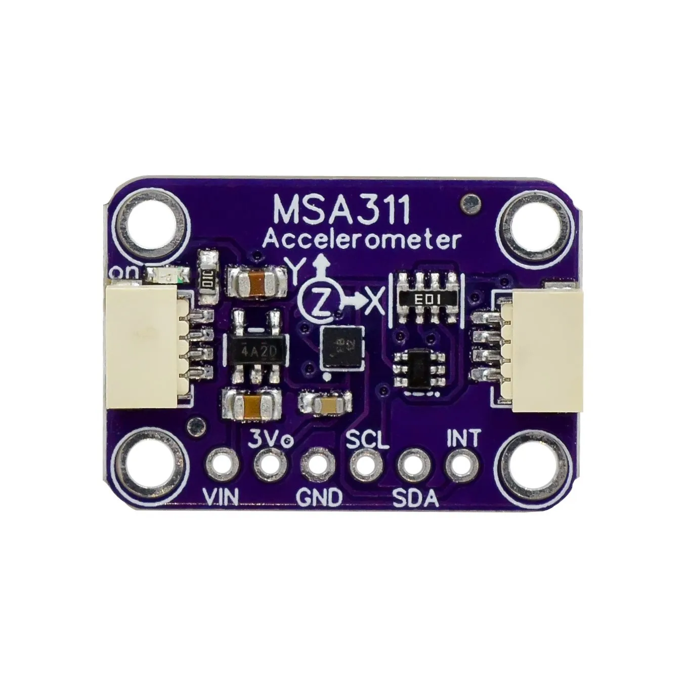 Acelerómetro triaxial MSA311, compatible con STEMMA QT, interfaz Qwiic para bajo consumo de energía - imagen 4
