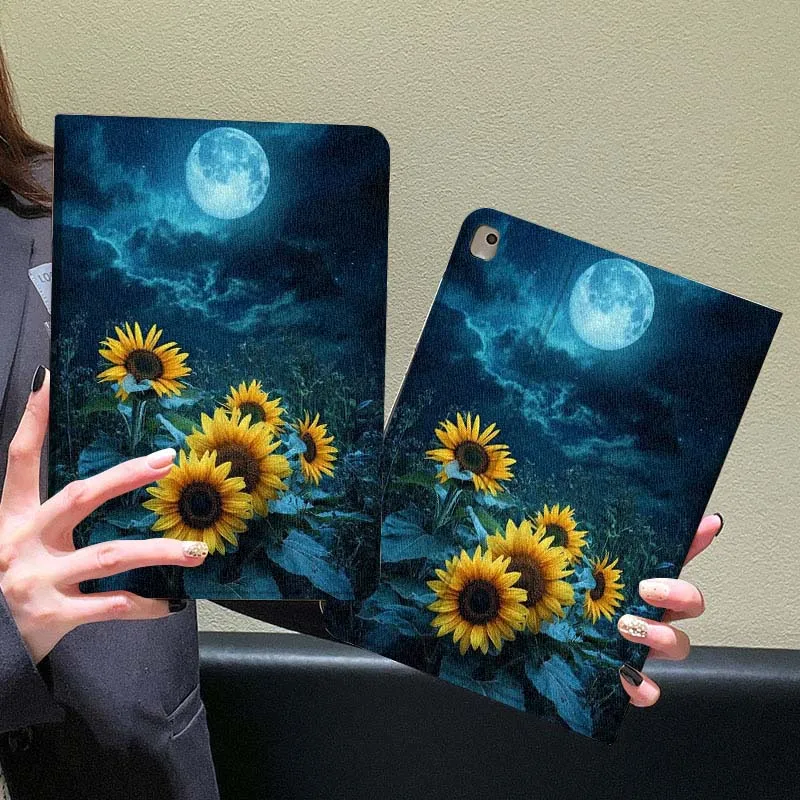 Funda artística de girasol amarillo para Huawei Honor Tab Magic Pad GT 6 X9 X8A X8 V8 V7 9 8 2 3 13,3 10 Pro pulgadas
