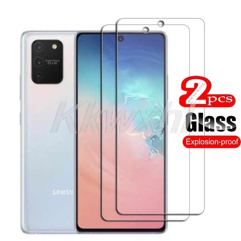 2 uds para Samsung Galaxy Note10 Lite 6,7 cubierta de vidrio templado en Note10Lite Note 10 S10 S10Lite Protector de pantalla película transparente