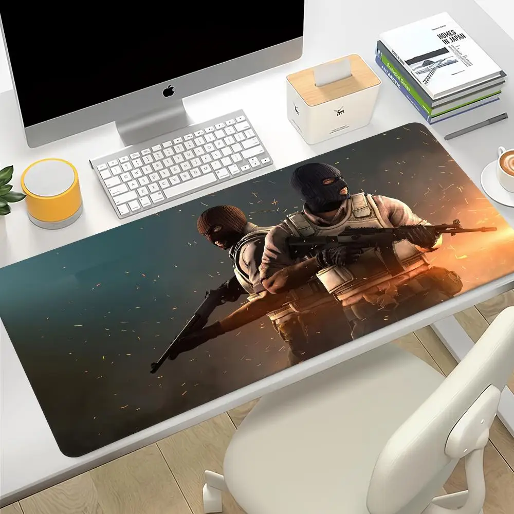 Counter Strike alfombrilla de ratón grande XXL, alfombrilla de escritorio, accesorios para Pc, teclado de jugador, Protector de mesa extendido para juegos, almohadillas para ratones - imagen 3