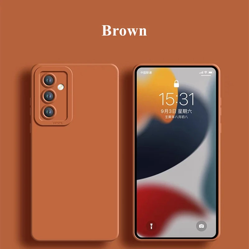 Funda de silicona líquida suave para Samsung Galaxy Quantum5, Protector de cámara, nuevo Color - imagen 3