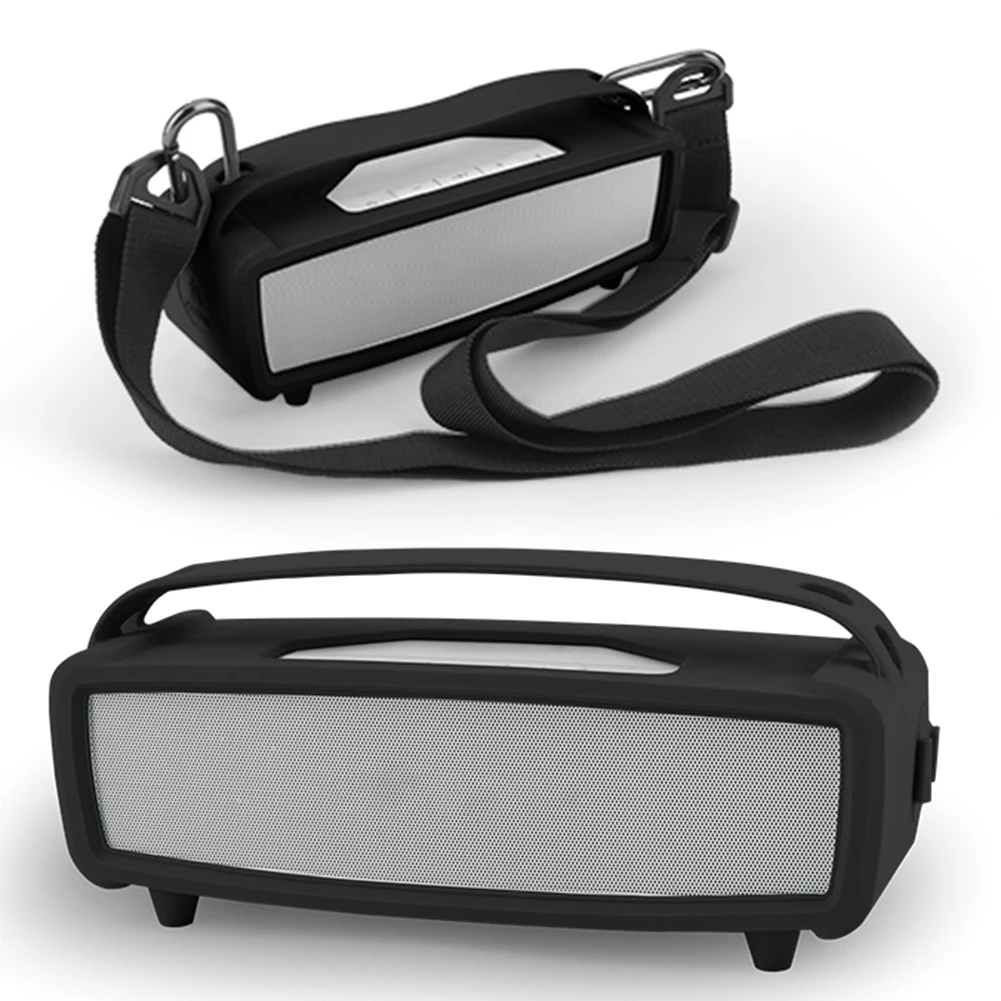 Funda de silicona a prueba de golpes, funda protectora de piel antiarañazos para altavoz portátil Bose SoundLink Mini/Mini II