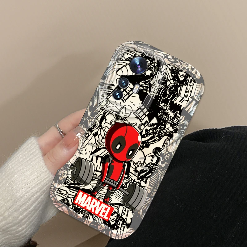 Deadpool-funda trasera de teléfono para Xiaomi Mi 14, 12, 12T, 11 Lite, Poco M6, X6, X5, X4, X3, M3, F4 Pro, GT, NFC, 5G Wave Oil - imagen 4