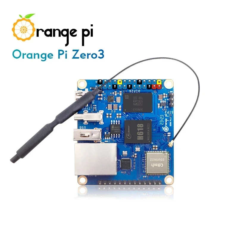 OrangePi Zero 3 1GB 2GB 4GB RAM DDR4 Allwinner H618 WiFi Bluetooth Mini PC Zero3 Placa de desarrollo SBC ordenador de placa única - imagen 5
