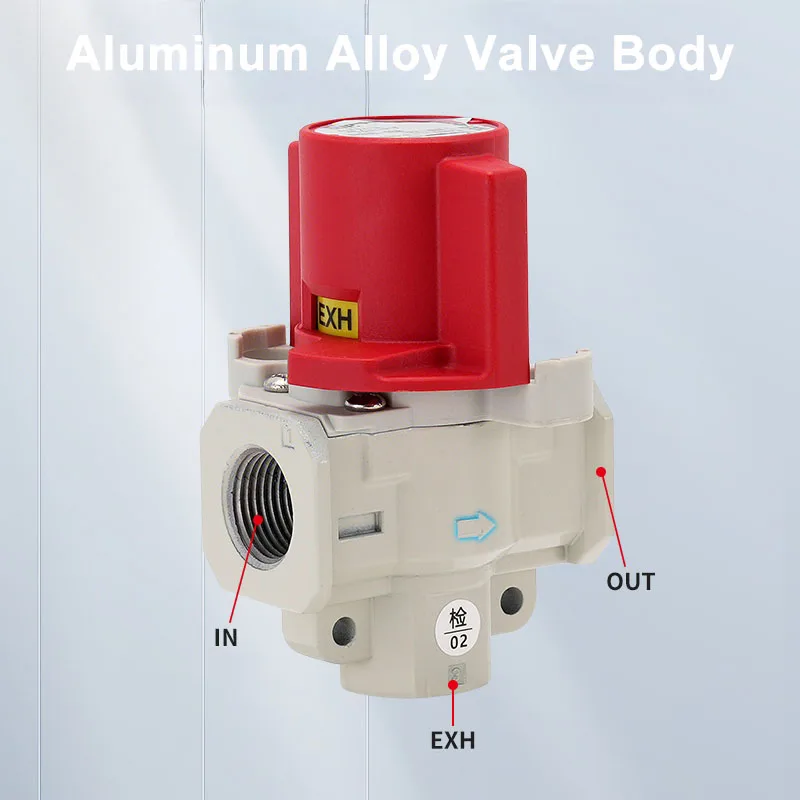 Válvula de alivio de presión residual neumática VHS20-02A VHS30-03A VHS40-04A Válvula manual de presión residual - imagen 3