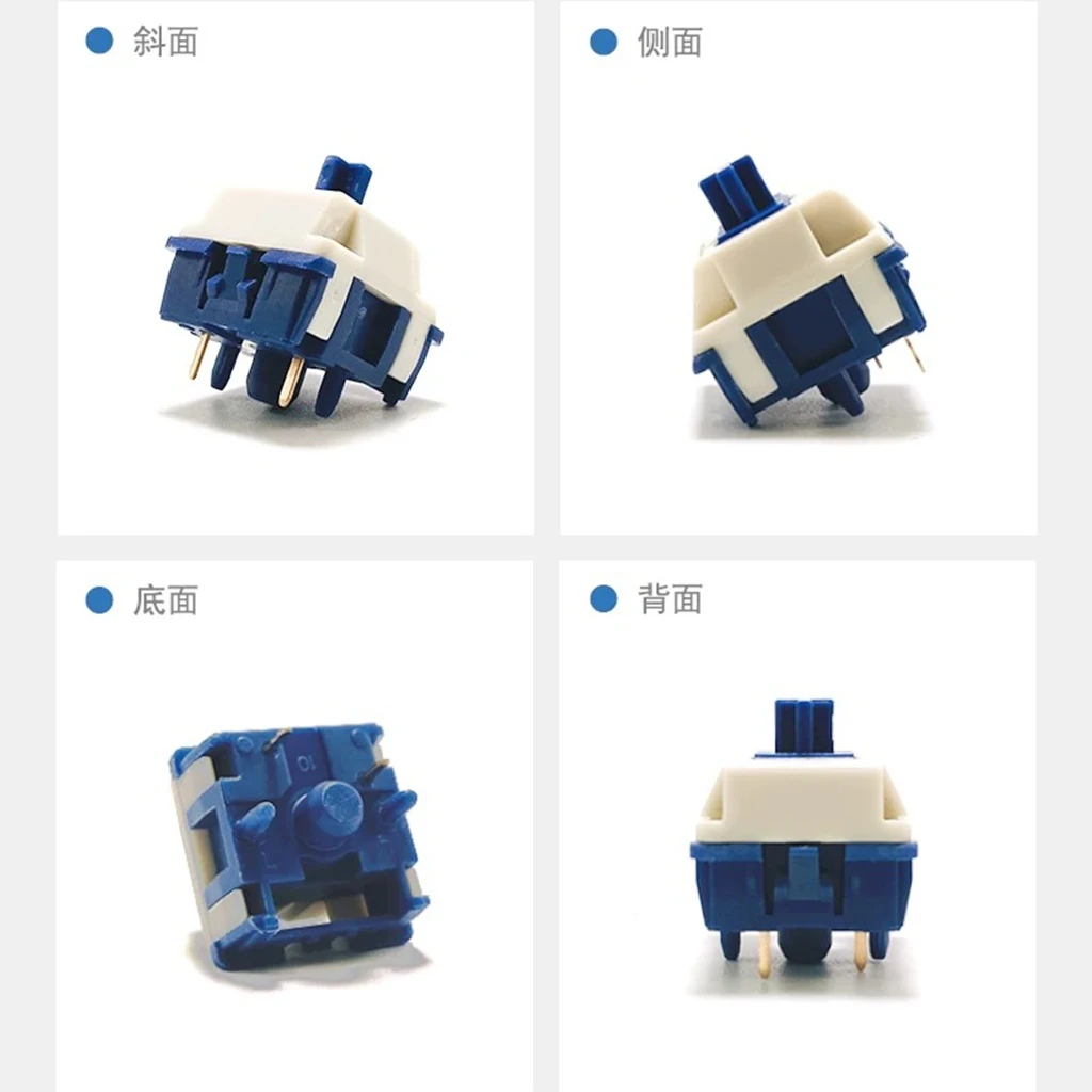 HMX Xinhai Switch 5Pin lineal 37gf 57gf Teclado mecánico para juegos Kit de teclado lubricado de fábrica Actor de voz eje HC Studio - imagen 2