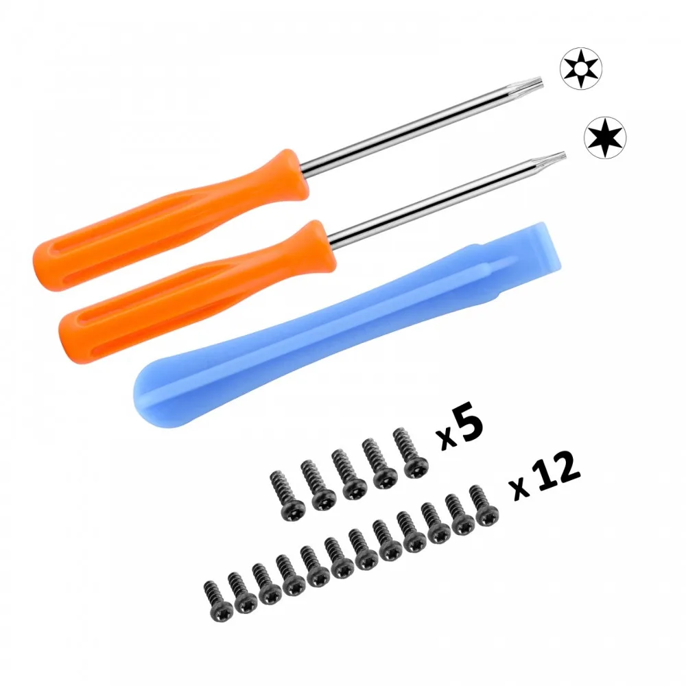 eXtremeRate para controlador Xbox Core, juego completo de carcasa, botones, manijas y funda con placa trasera, Carnaval oscuro - imagen 3