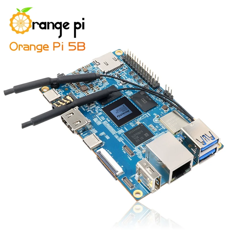 Placa de ordenador Ram Orange Pi 5B, 4GB/8GB/16GB/32GB, RK3588S, Wifi-BT, placa demonio, compatible con Debian Ubuntu y Android - imagen 4