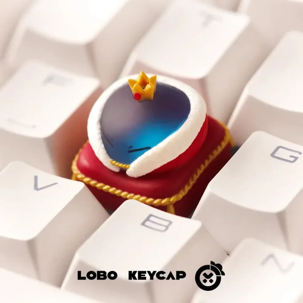Tapa de teclado de resina personalizada con tema King SLM, tapa de tecla hecha a mano para accesorios de teclado mecánico, regalo 1UCherry MX Lucky65V2 - imagen 3
