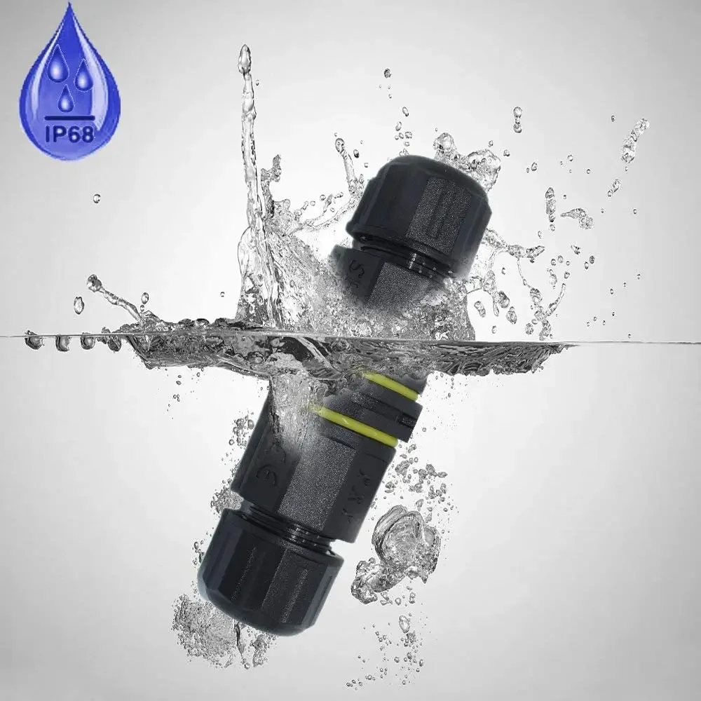 Conector de Cable eléctrico IP68 impermeable para exteriores, 2 uds., 2P3P4P, enchufe M20, bloque de terminales de 5-11mm, caja de conexiones de Cable de alimentación externa - imagen 4